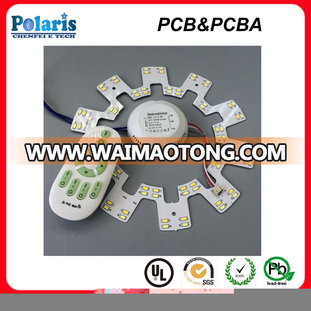 color temperature adjustable dimming remote control led pcb